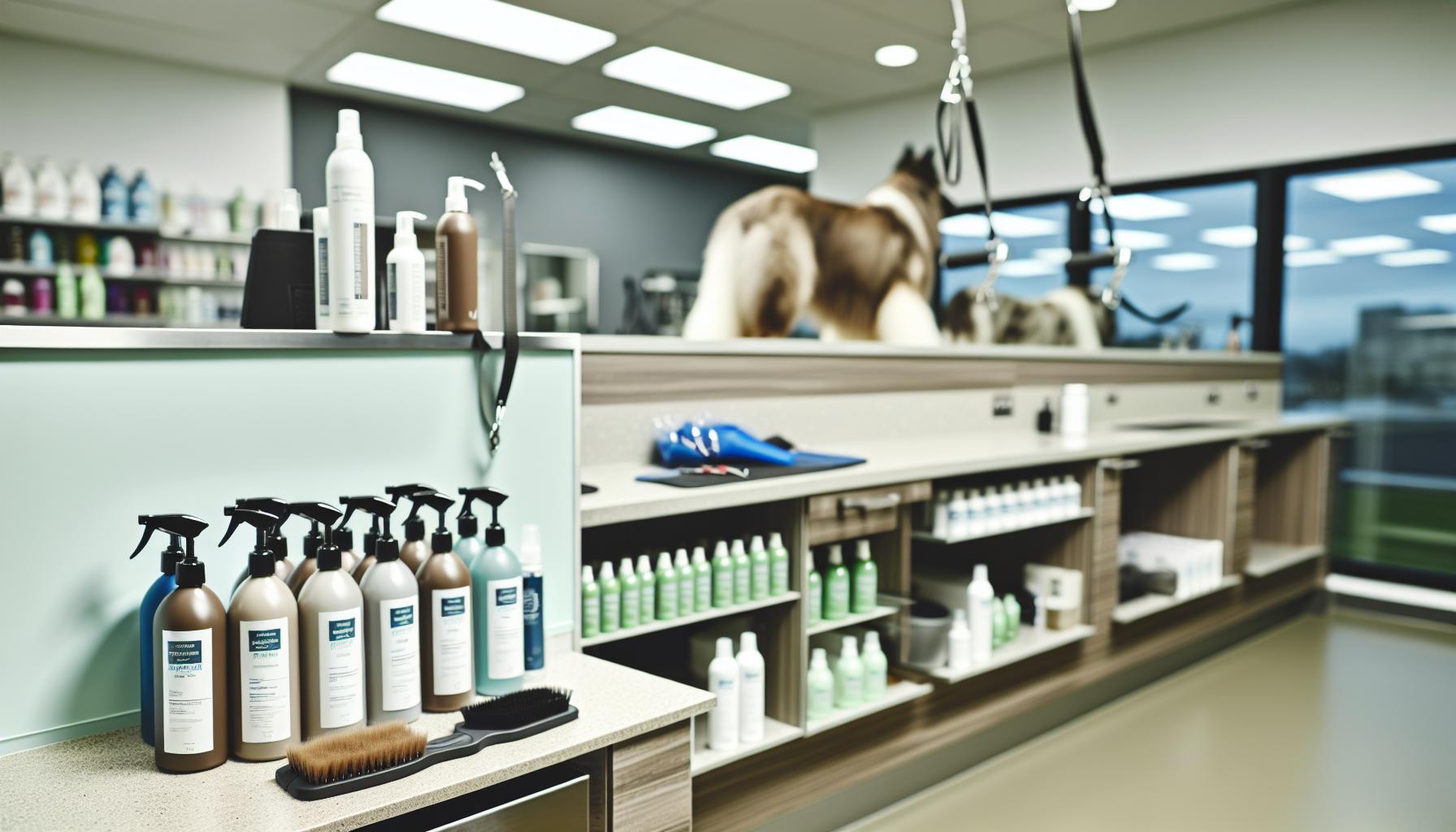 Bathing Supplies That Prepare the Coat for Cutting