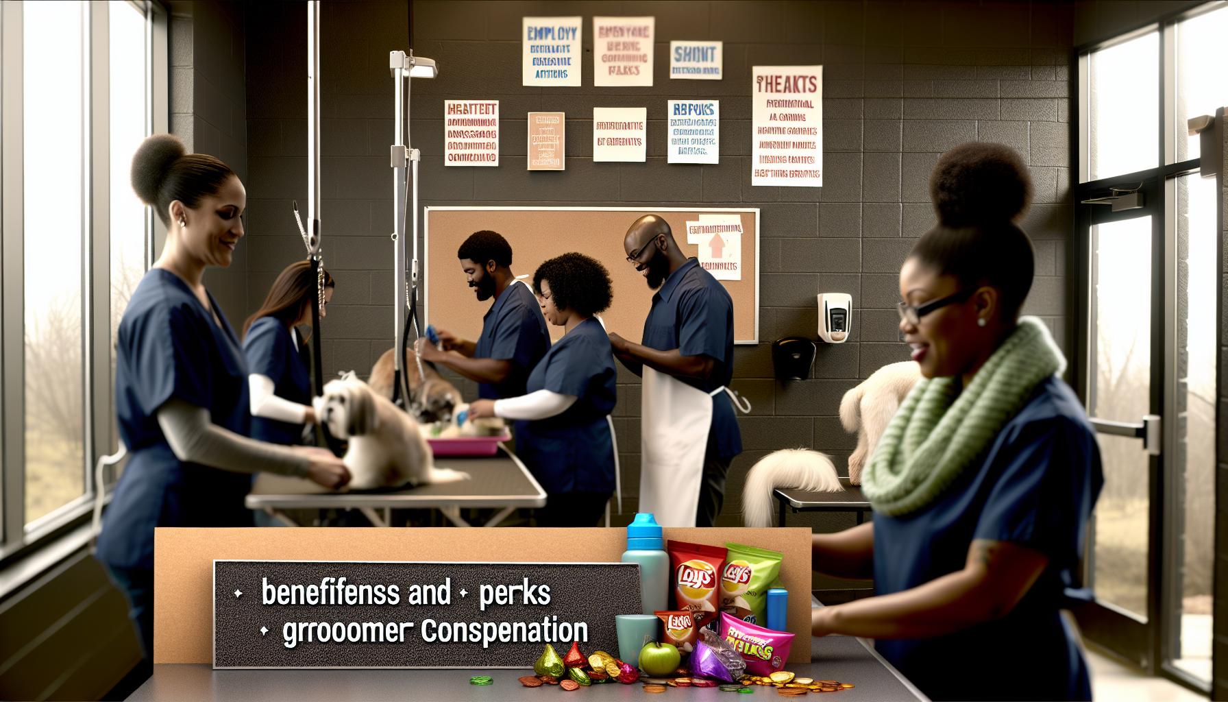 Benefits and‌ Perks That boost Groomer Compensation