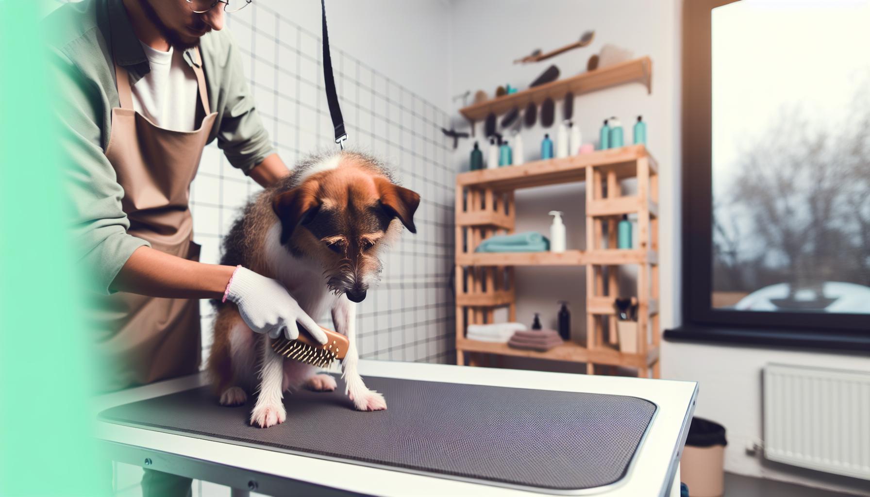 How Do Groomers Deal With Aggressive Dogs: Handling Strategies 6 Brushing and Dematting Without triggering Aggression