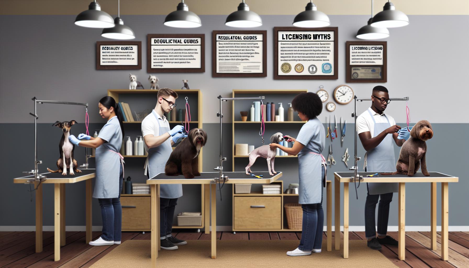 Common Myths About ⁣Dog Groomer Licensing Debunked