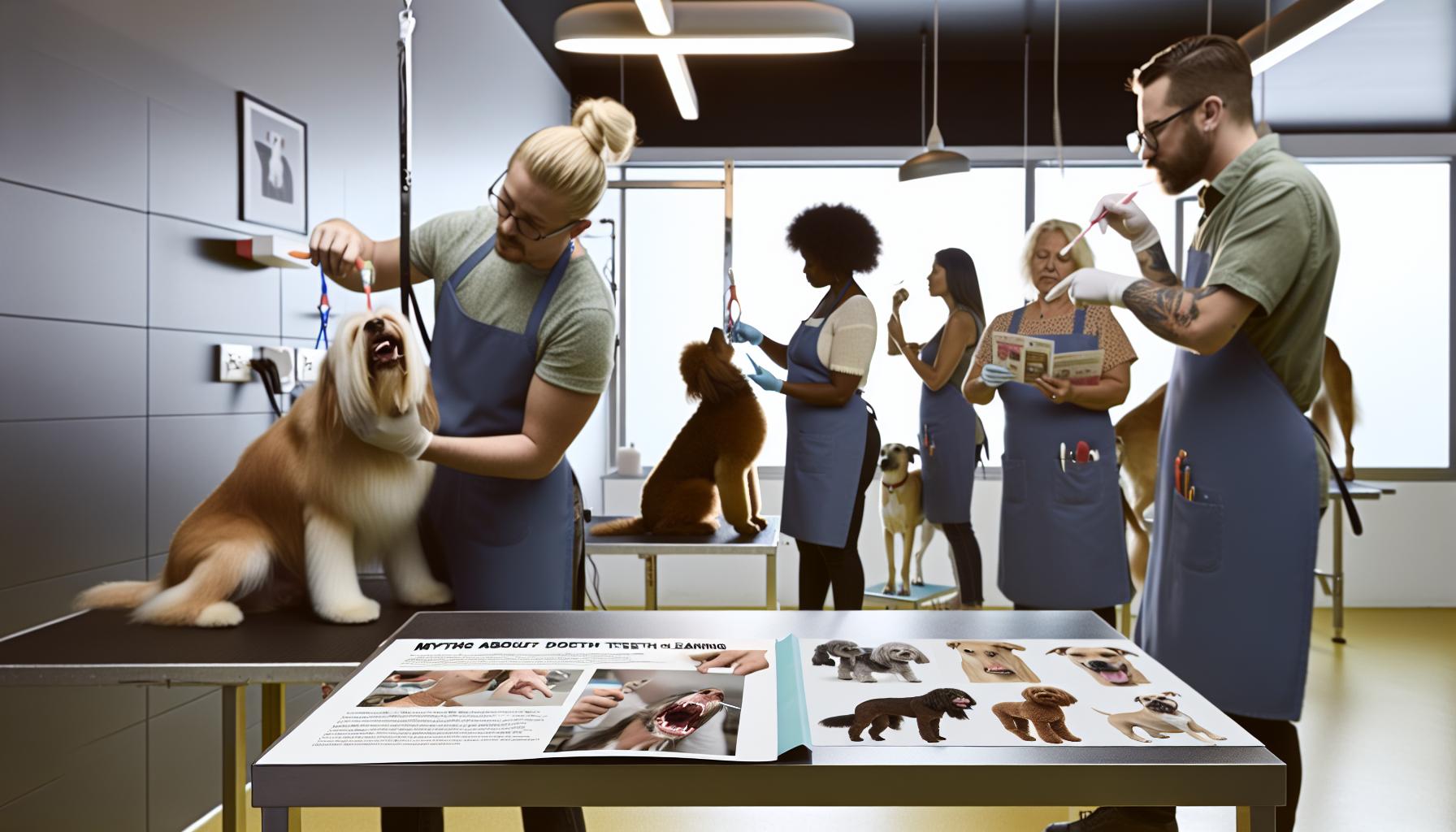Common Myths About Dog Groomers⁢ and⁣ Teeth Cleaning