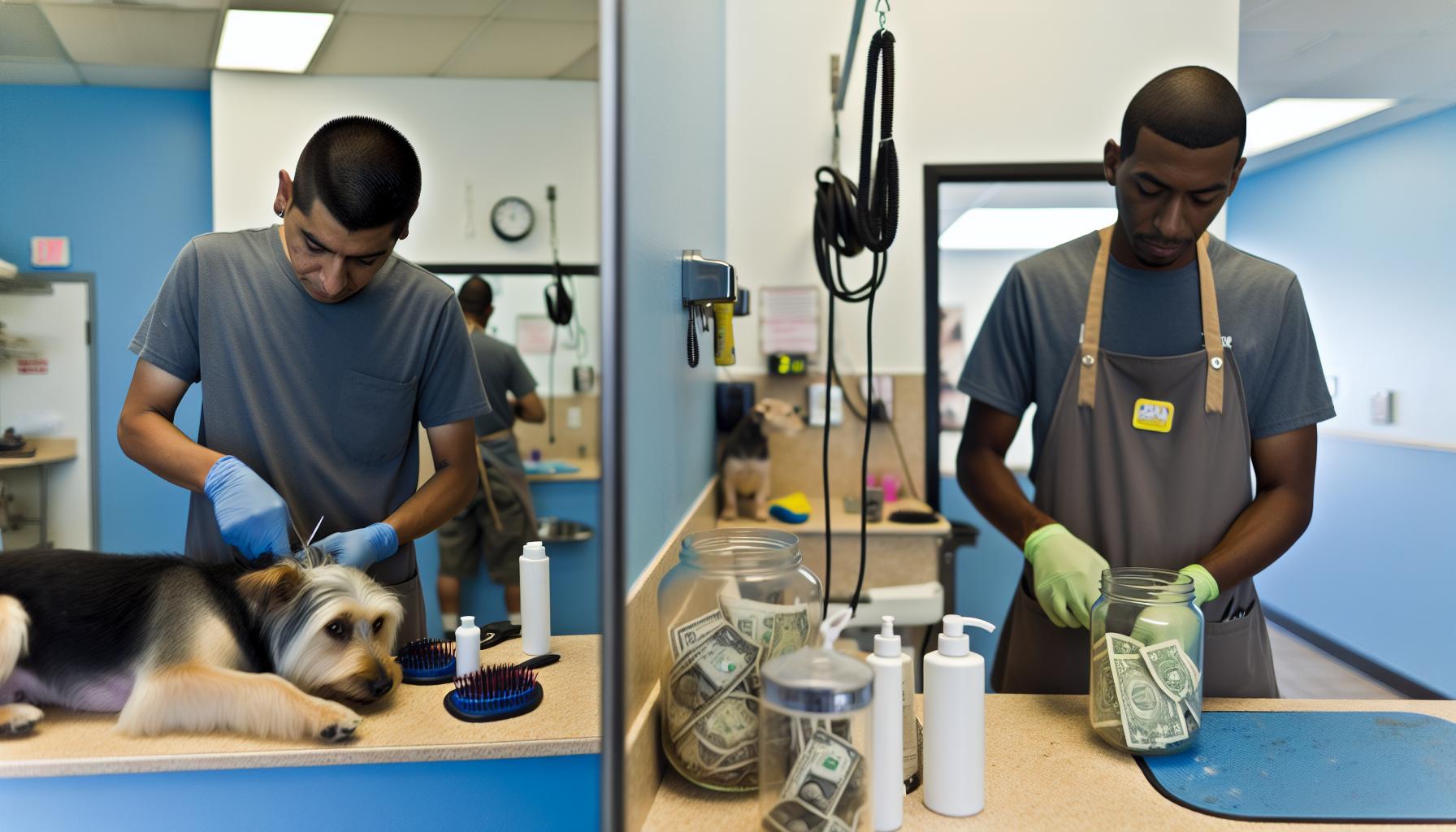 Comparing Tipping Practices: Employees vs. Owner-Groomers