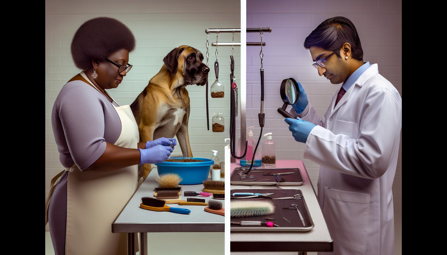 Differences Between Flea Checks by Groomers and Vets