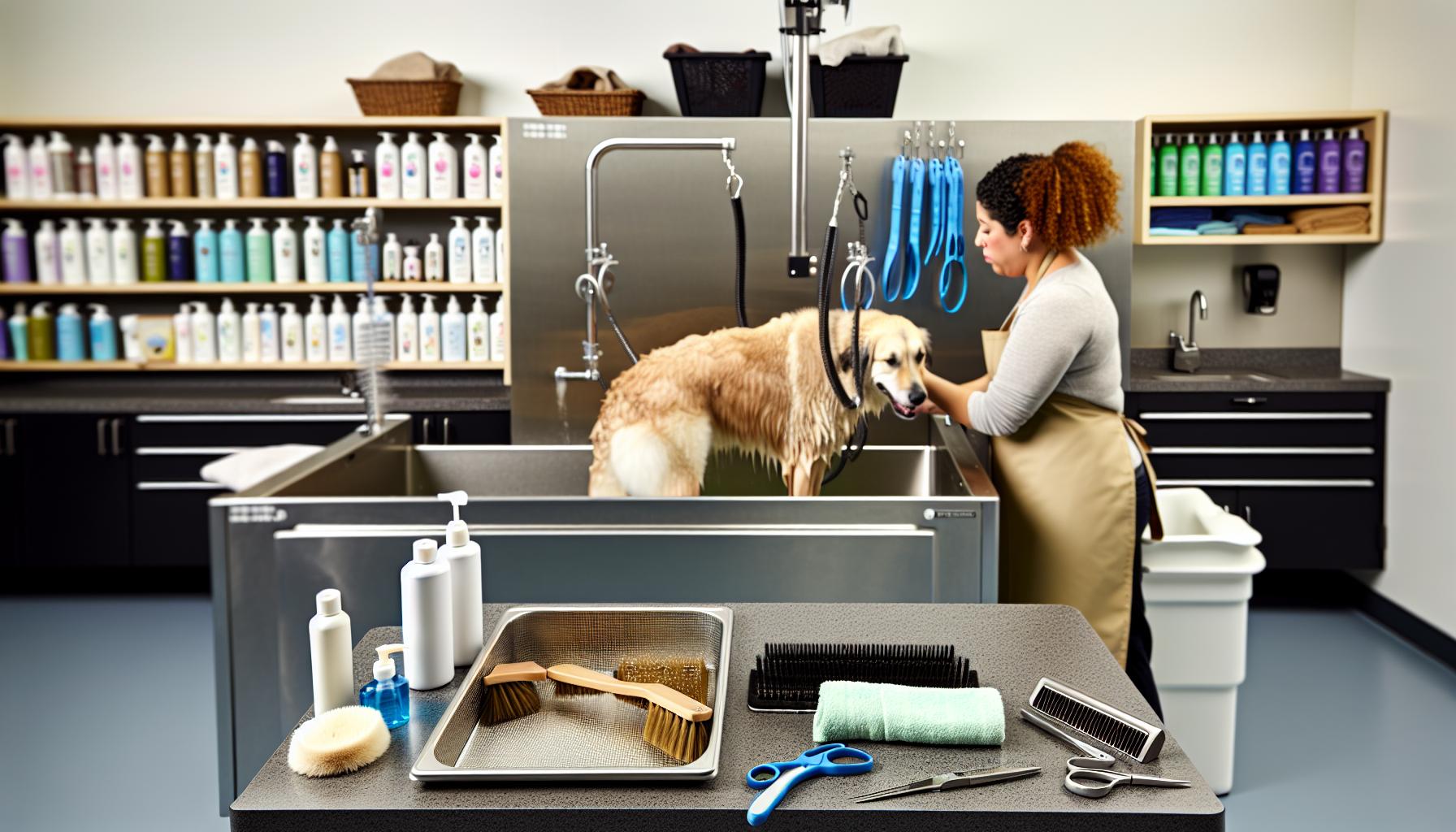 Essential Tools and Equipment Used in Professional ​Dog Baths