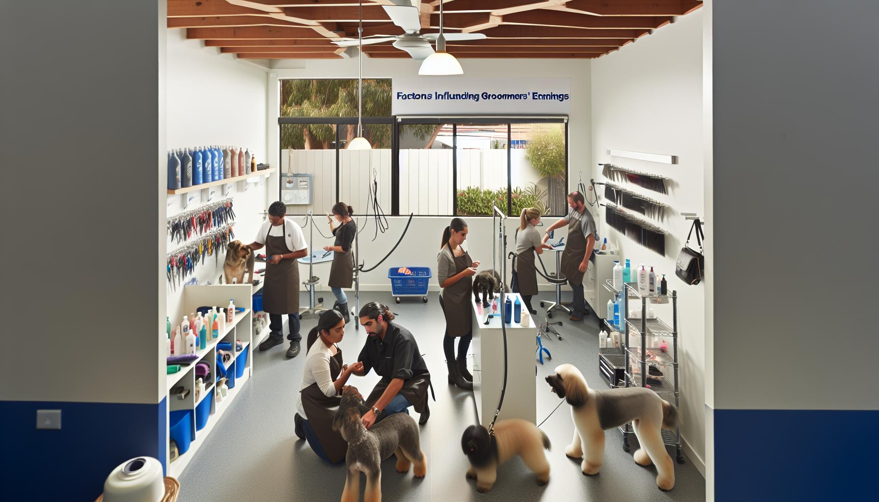 Factors Influencing dog Groomers' Earnings