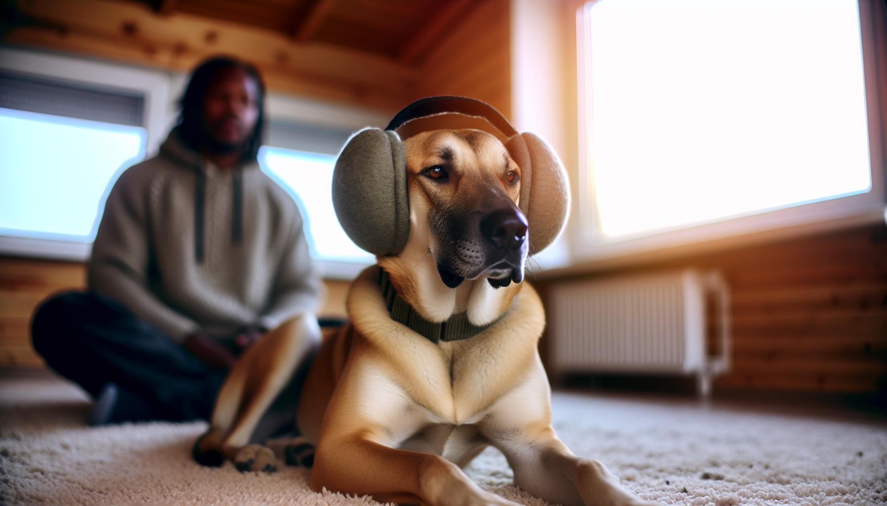 How Covering Ears Prevents Noise Stress in Dogs