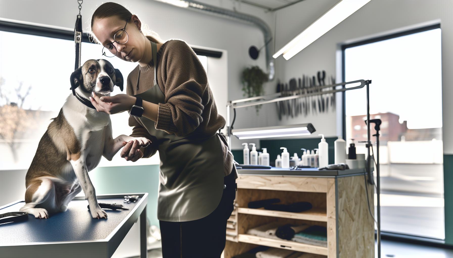 How Groomers⁣ Handle Stressful Nail Trims with Anxious ‌Dogs