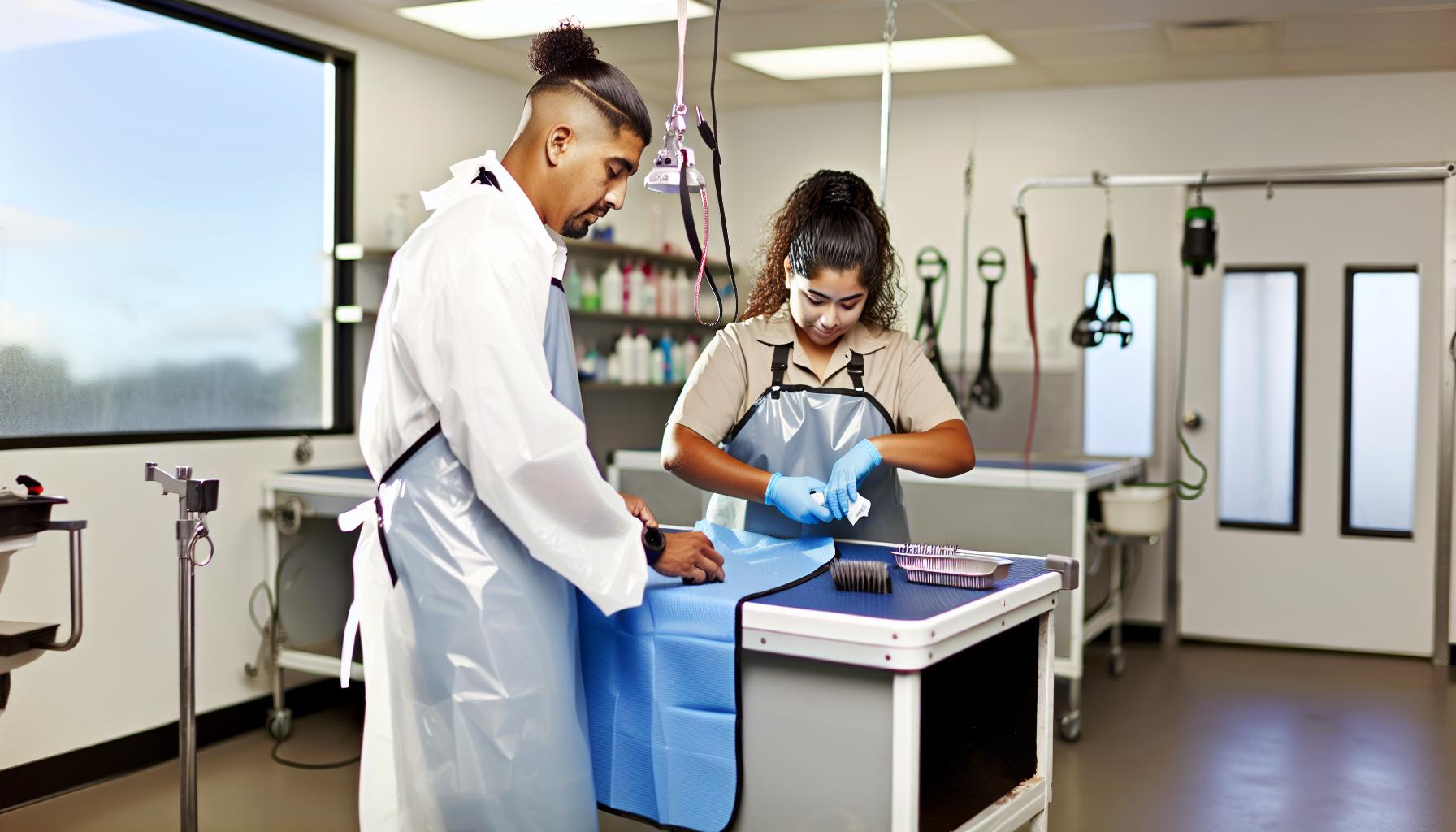 How Groomers ​Maintain Clean and Safe Workwear