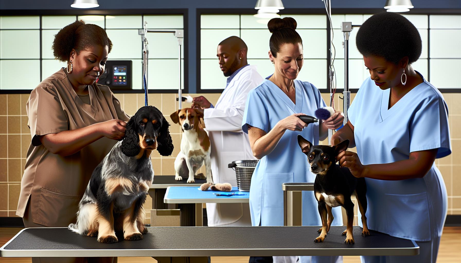 How Groomers Safely Clean Different Dog Ear Types