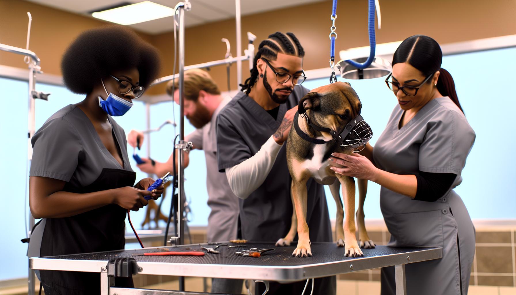 How Groomers Safely Handle Aggressive Dogs