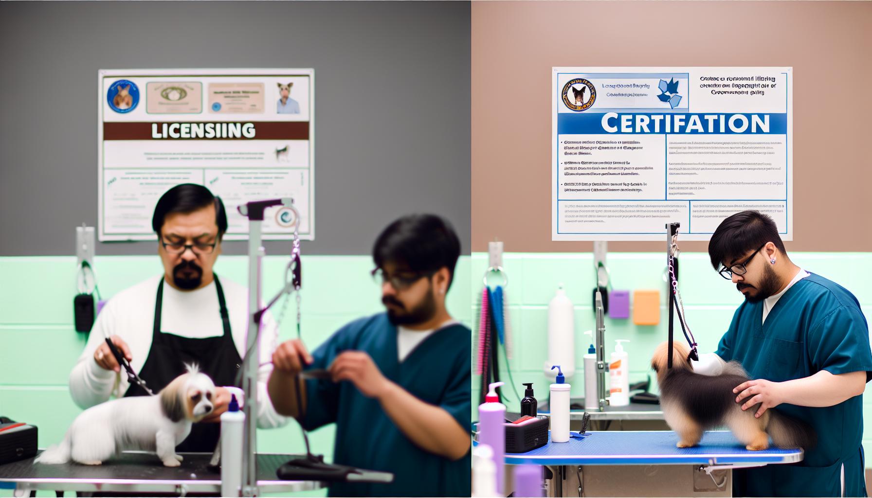 Key Differences Between Licensing and ‌certification for Groomers