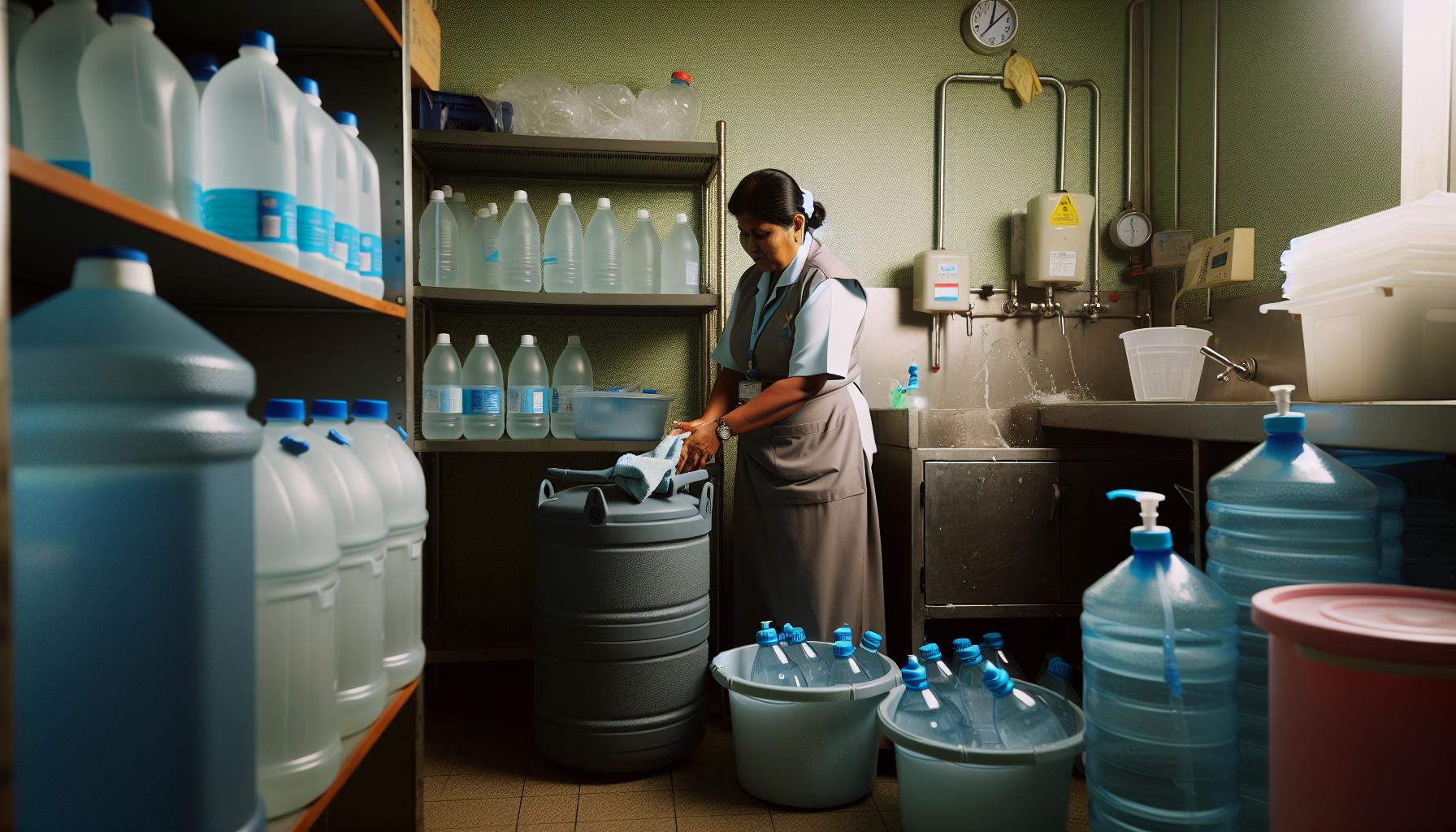 Maintaining hygiene: Cleaning and Storing Water Equipment