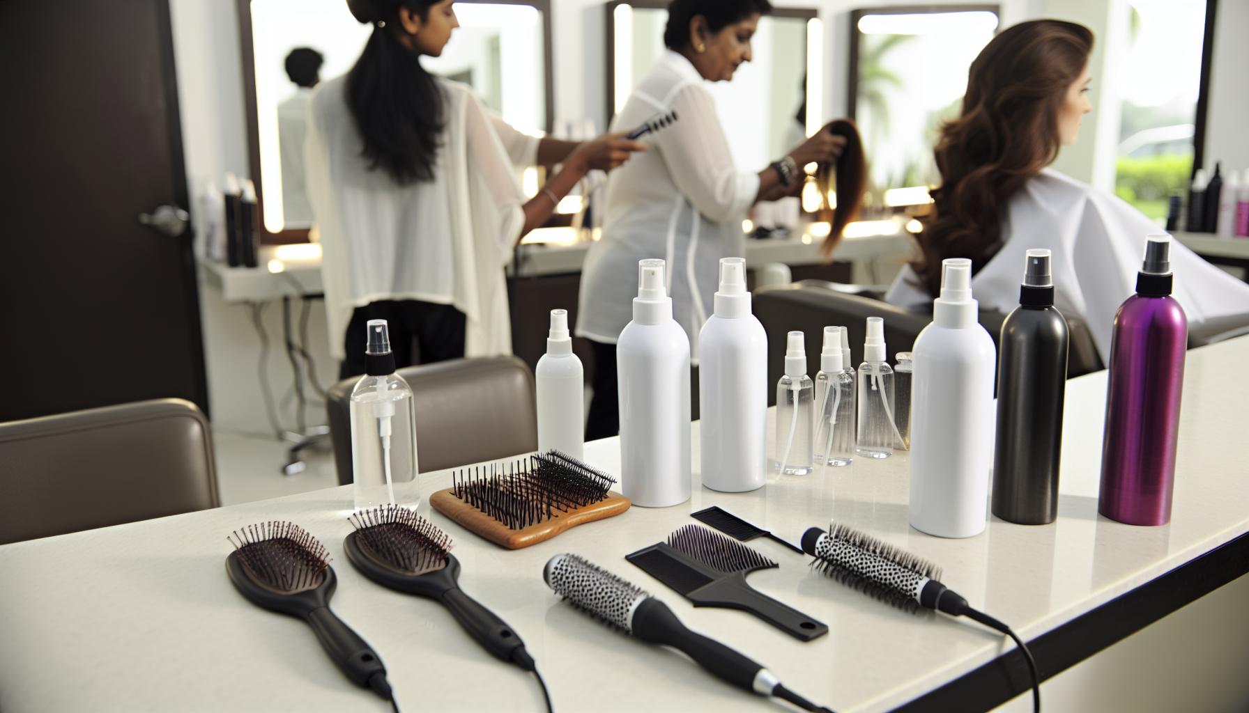 Optional Extras:⁣ Styling Accessories and Finishing Sprays