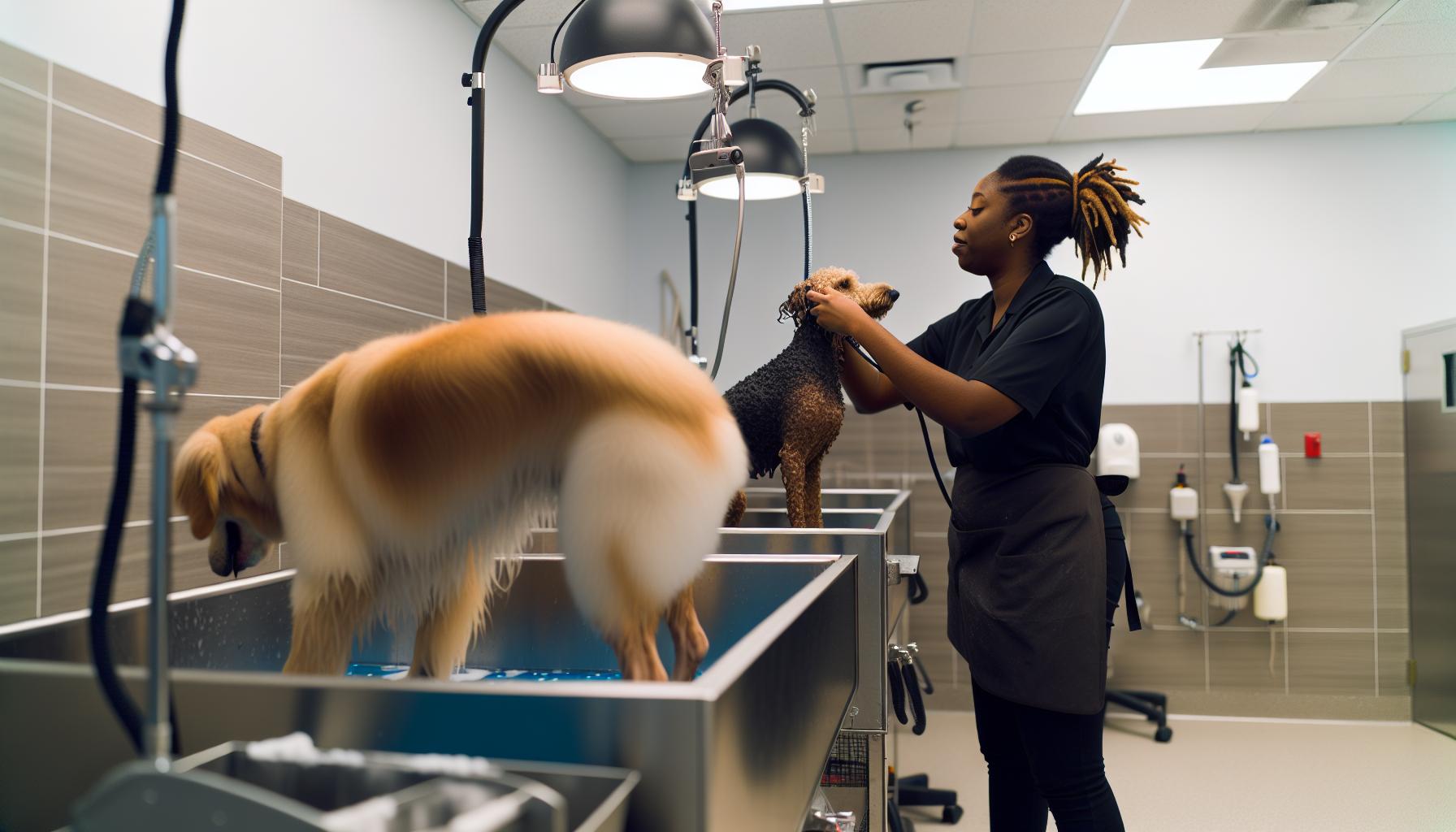 Do Professional Groomers Always Bathe Dogs?