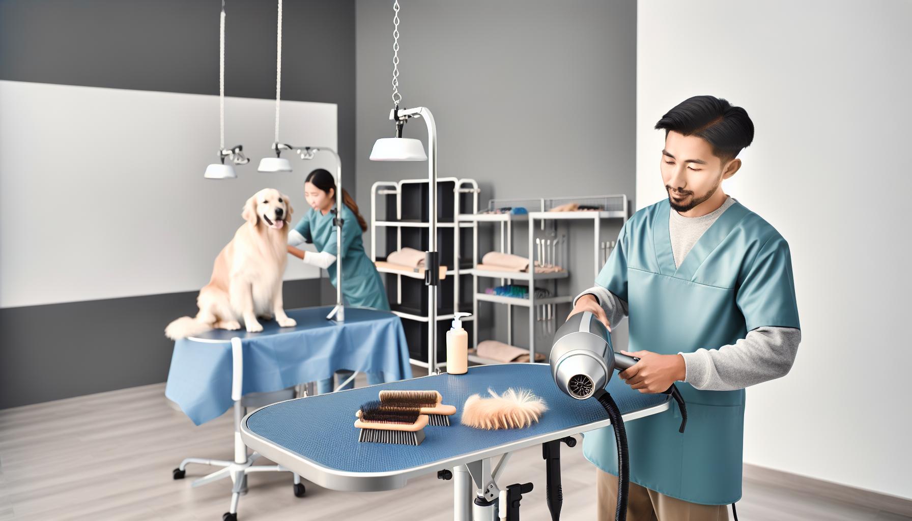 How Do Dog Groomers Dry Dogs: Professional Drying Methods 1 Professional Tools and Equipment for Drying Dogs Safely