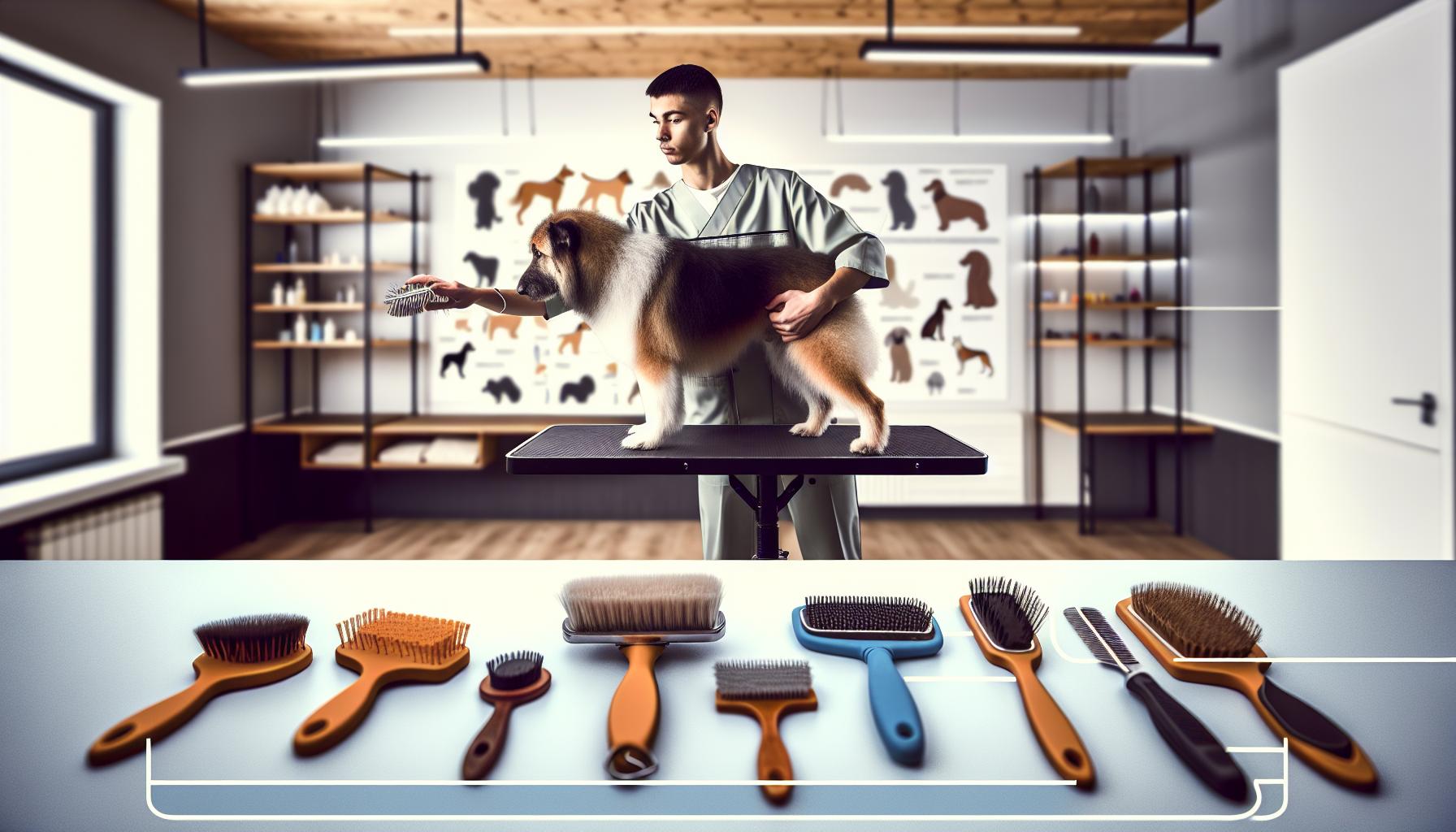 What Brushes Do Dog Groomers Use on Different Coat⁤ Types