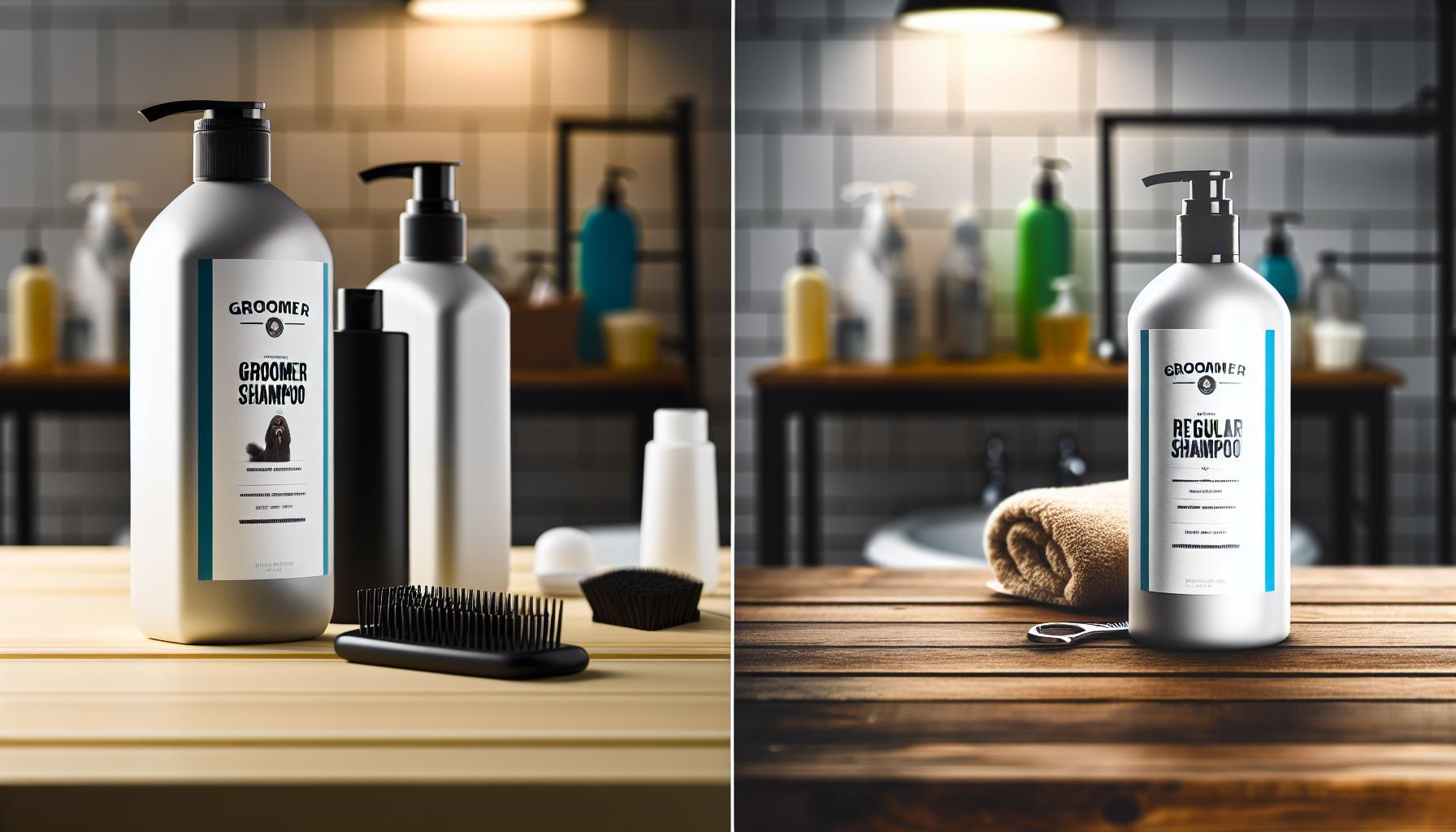 Understanding the Difference: ​Groomer Shampoo vs.⁣ Regular Brand