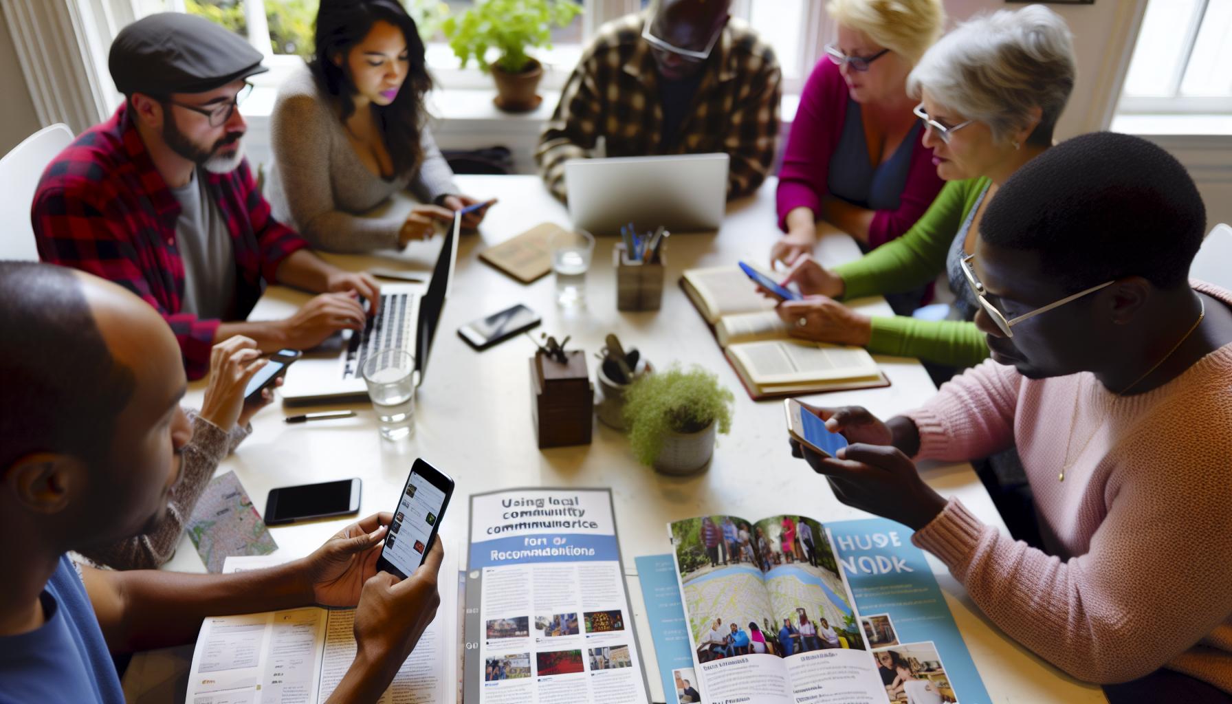 Using Local Community Resources and Social Media for‍ Recommendations