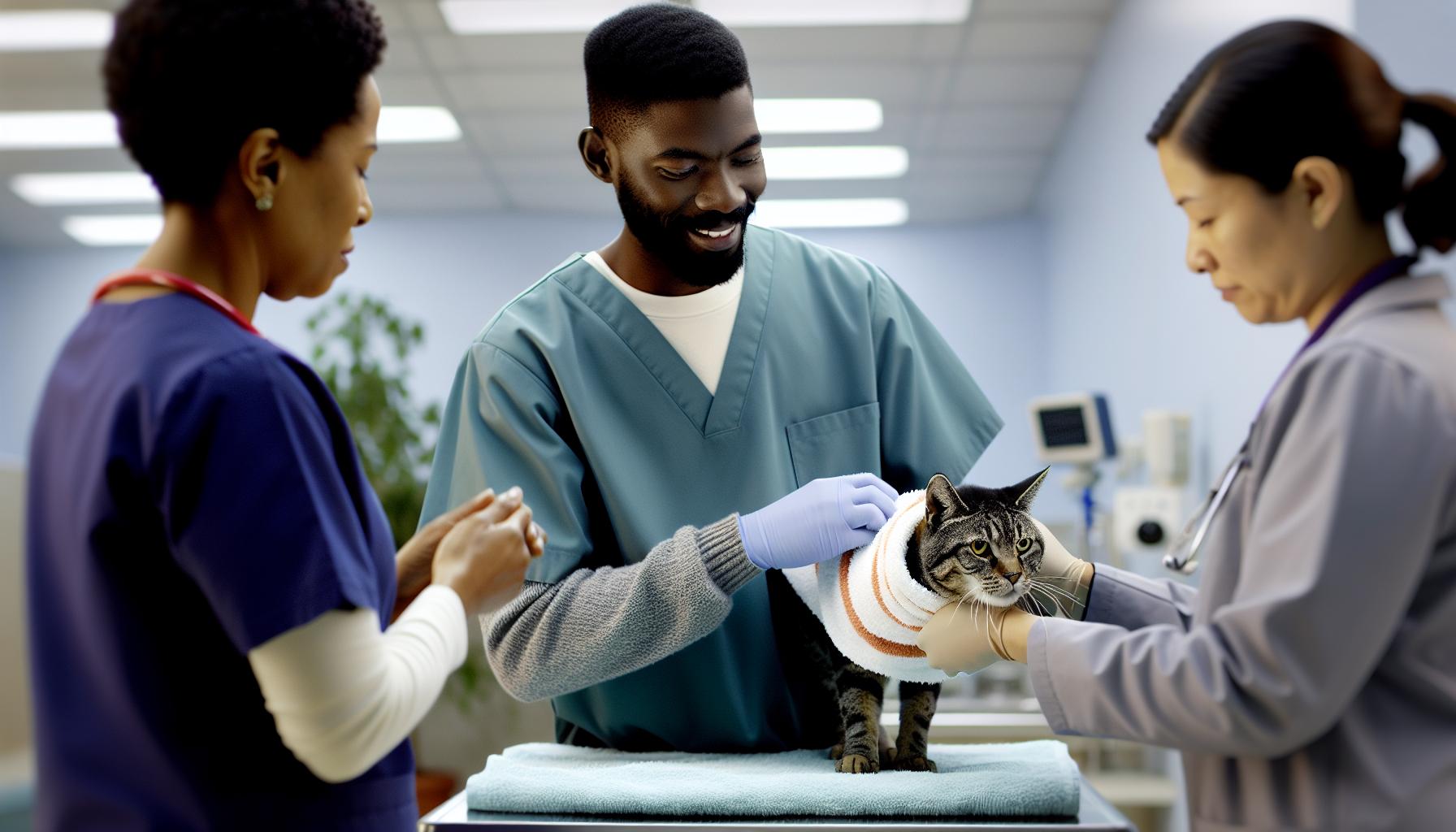 How Do Groomers Restrain Cats: Gentle Handling Methods 3 Using Towel Wraps to Comfort and Control Cats