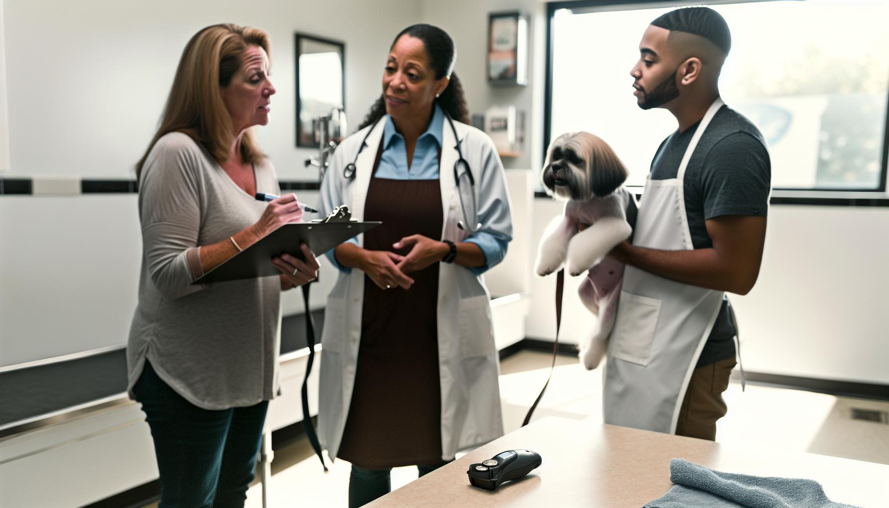 Vet Advice vs. Groomer Recommendations on ⁤belly ⁣shaving