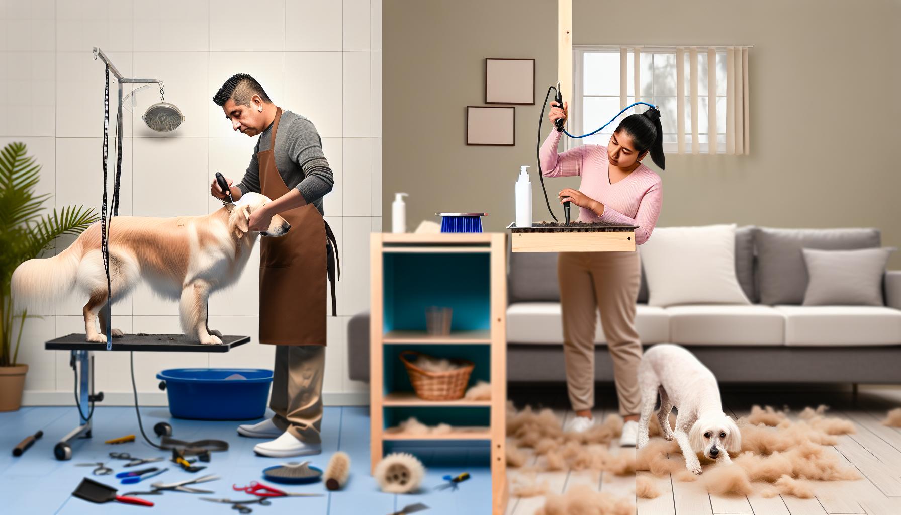What to Expect from Professional groomers vs. DIY Care