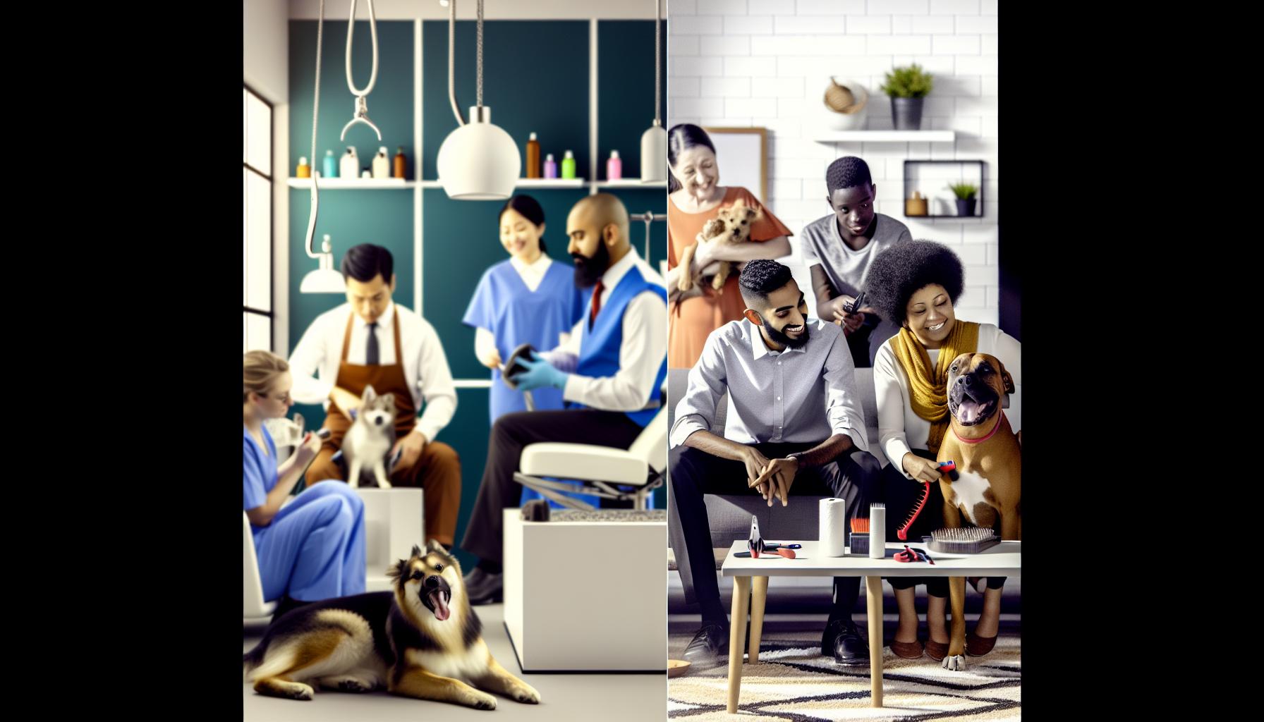 When to Choose Professional Groomers vs. DIY Grooming at Home