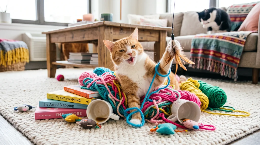 chaotic cat memes featured (AI Generated Image)